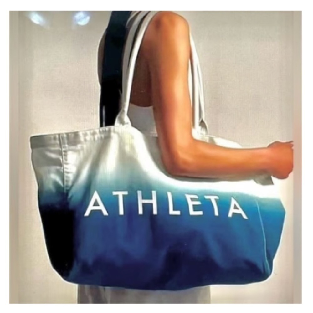 Athleta Gradient Blue Tote Bag